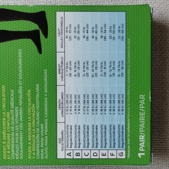 Curad Medical Compression Hosiery Knee High Black - Picture 6 of 8